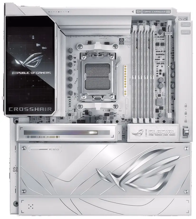Leganés Gaming - Montaje Placa Base ASUS ROG CROSSHAIR X870E GLACIAL Leganés
