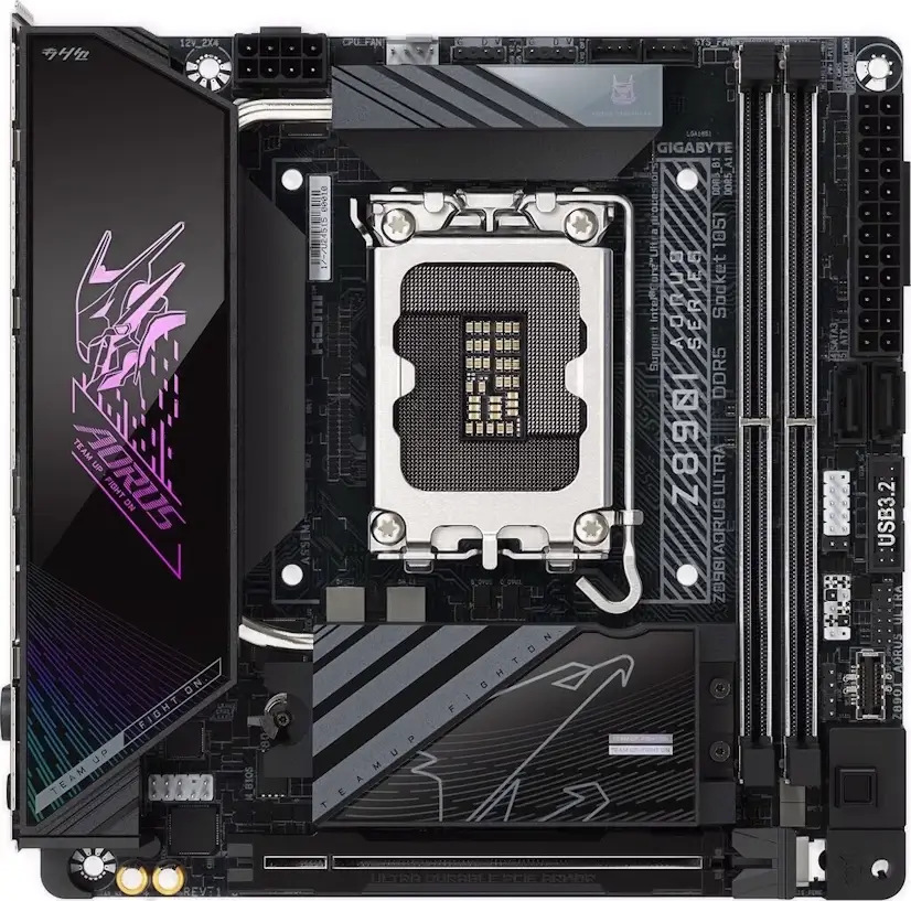 Montaje Placa Base Gigabyte Z890I AORUS ULTRA Gaming PC Leganés